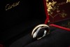 Trinity de Cartier Ring Limited Edition in 750 Gelbgold Weißgold Keramik 