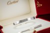 Cartier Love Armreif Vintage Größe 16 in 750er Weißgold OVP Sonderpreis 