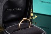 Tiffany & Co. Harmony Ring Solitär Trauring mit Diamant in Roségold 750 