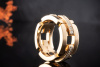 Odenwald Ring Glieder mit Diamanten rundum Massives Rosegold Rotgold 750 