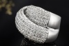 Juwelier Uttermann Ring Crossover 325 Diamanten in 750er Weißgold Arbeit 
