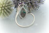 585er Weißgold Blumen Motiv Ring mit Tsavorit, Amethyst und Brillanten 