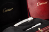 Cartier Love Armreif Armband Neues Modell in Weißgold 750 Gr 18 Full Set 