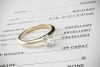 Tiffany & Co Solitär Ring Setting mit Diamant 0,39 Ct in Gelbgold Platin 