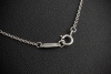 Tiffany Solitaire Collier Kette mit Diamant Anhänger 1,63 Ct. Platin 950 