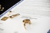 Chopard Ohrringe Chopardissimo Creolen Ohrstecker Clip in Gelbgold 750 