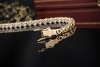 Cartier Tennisarmband Vintage 46 Diamanten 3,91 Carat 750er Gelbgold OVP 