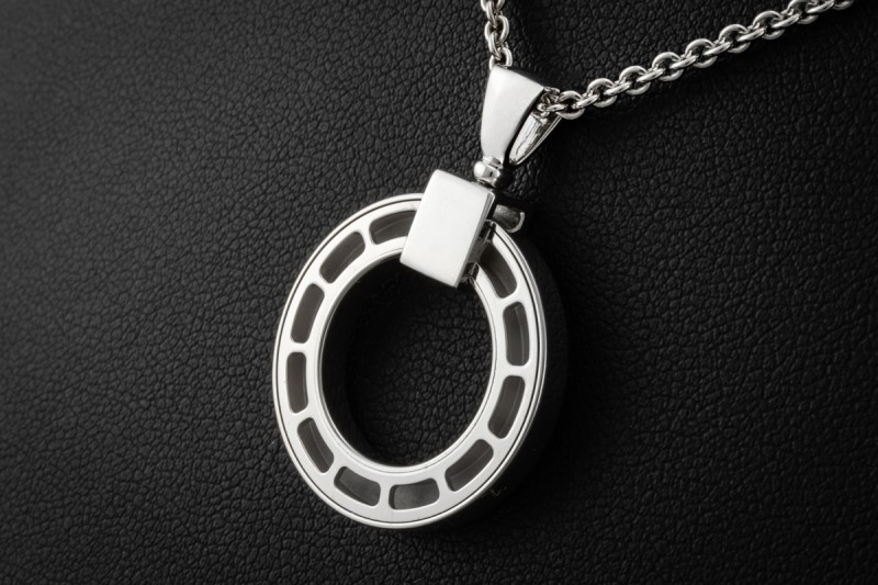 Bvlgari Bvlgari Halskette Collier Kette Anhänger Diamant 750er Weißgold 