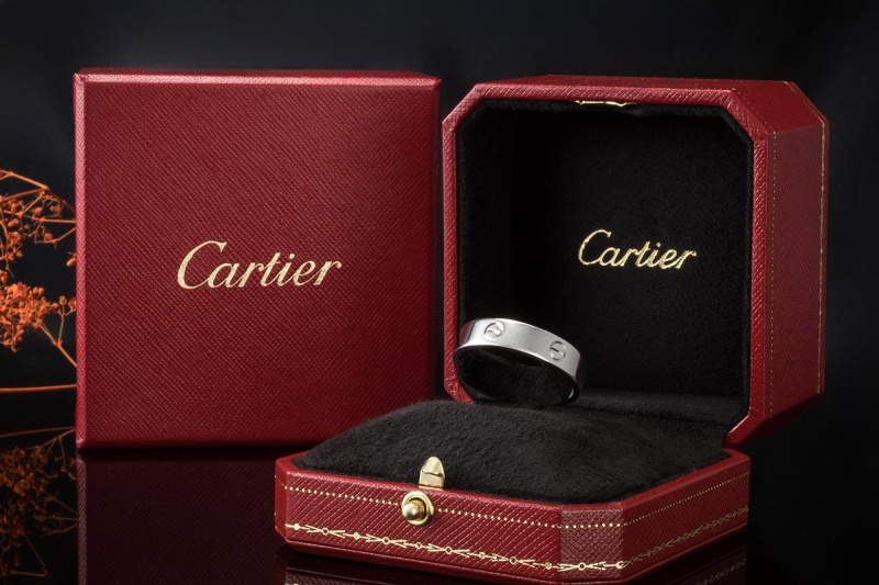 Cartier Love Ring klassisches Modell in 750er Weißgold Größe 72 OVP 
