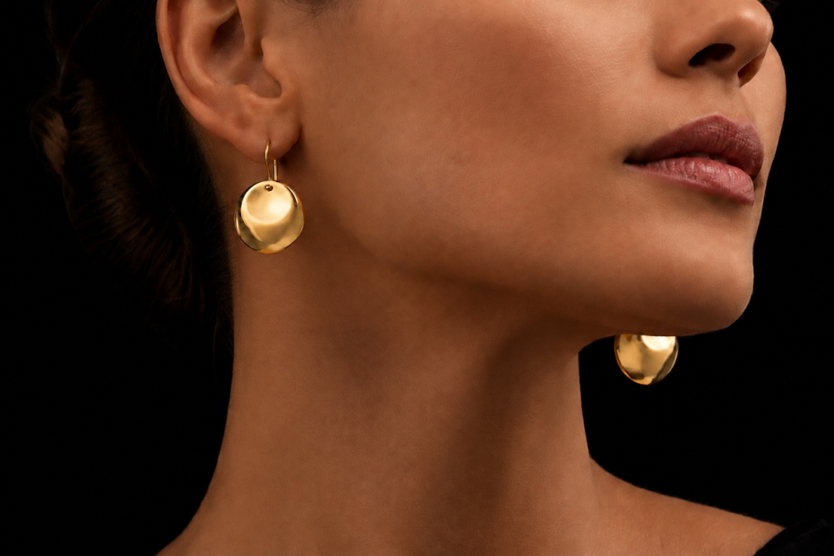 Tiffany & Co. Runde Ohrringe by Elsa Peretti Hochglänzend 750er Gelbgold 