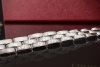 Cartier Armband Maillon Panthère mit 48 Diamanten Weißgold 750 18,5 cm 