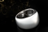 Cartier Ring Nouvelle Vague 1997 Breit und hochglänzend in Weißgold 750 