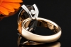 Victor Mayer Ring Cocktailring Rauchquarz und Diamanten in Gelbgold 750 