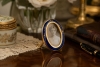 Fabergé Bilderrahmen Aufsteller mit Emaille Limitiert in 750er Gelbgold 