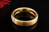 Meister Diamantring in 750er Gelbgold mattiert Trauring mit 9 Diamanten 