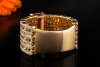 Hollfelder Creations Ring Mandarin Granat und Diamanten in Gelbgold 750 