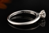 Tiffany & Co Solitär Ring Setting mit Diamant Brillant 0,34 Ct in Platin 