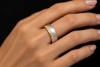 Christian Bauer Memoire Bandring mit Diamanten Platin 950 & Gelbgold 750 