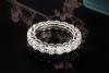 Tiffany & Co. Forever Ring Memoire Ehering mit Diamanten in 950er Platin 