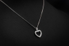 Tiffany & Co. Herz Anhänger mit Diamanten Vintage Modell in 950er Platin 