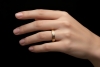 BVLGARI B.zero1 Ring Essential Band Solitär Diamant in Gelbgold 750 OVP 