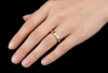 BVLGARI B.zero1 Ring Essential Band Solitär Diamant in Roségold 750 OVP 