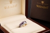 Wellendorff Ring Purpurflügel Lila Drehring Diamanten Weißgold Full Set 