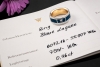 Wellendorff Ring Blaue Lagune Drehring Weißgold mit Diamanten Full Set 