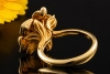 Carrera y Carrera Ring Emperatriz Medium Blume mit Diamant Gelbgold 750 