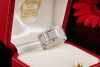 Cartier Tank Française Ring Breites Modell mit Diamanten in Weißgold 750 