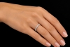 Tiffany & Co Forever Halbmemoire Ring mit 9 Diamanten in 950er Platin 55 