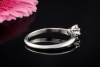 Tiffany & Co. Solitär Ring Setting mit Diamant 0,33 Ct in Platin 950 OVP 