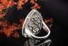 Statement Ring Tropfen mit 2,5 Ct. Diamanten Brillanten in Weißgold 750 