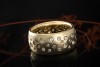Sternenhimmel Ring mit Diamanten Massive Goldschmiedearbeit Gelbgold 750 
