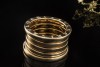 BVLGARI B.zero1 5-Band Ring beweglich in 750er Gelbgold Neuwertig Gr. 54 