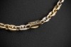 Cartier Collier Klassische Bohnenkette 45 cm in 750er Gelbgold Weißgold 