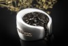 Al Coro Ring Offene Ringschiene mit braunen Diamanten in 750er Weißgold 