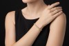 Klassisches Luxus Tennisarmband Armband 4,35 Ct. Diamanten Gelbgold 750 