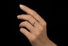Eleganter Wempe  Memoire Ring mit Diamanten in 750er Weißgold Größe 59 
