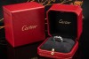 Cartier Ring Signature Schriftzug Icons in 750er Weißgold Größe 53 OVP 