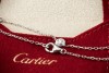 Cartier Collier Kette Diamant Léger mit 8 Diamanten in 750er Weißgold 