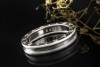 BVLGARI B.zero1 1-Band Ring Klassisch in 750er Weißgold Größe 63 