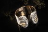 Cartier Ring Doppel C mit Diamanten Großes Modell in 750er Gold Tricolor 