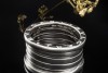 BVLGARI B.zero1 5-Band Ring beweglich in 750er Weißgold Neuwertig Gr. 62 