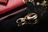 Cartier Trinity Charm Anhänger an Karabiner 3 Ringe 750er Gold Full Set 
