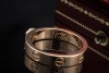 Cartier Love Solitär Ring mit 1 Diamant Brillant 750er Roségold Größe 51 