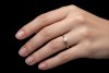 Tiffany & Co Solitär Ring Setting mit Diamant 0,31 Ct in Platin Full Set 