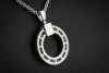 Bvlgari Bvlgari Halskette Collier Kette Anhänger Diamant 750er Weißgold 