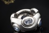Odenwald Ring Tango mit Saphir Massive Goldschmiedearbeit 750er Weißgold 