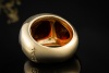 Pomellato Cocktailring Bisanzio Ring Massiv mit Granat in Gelbgold 750 